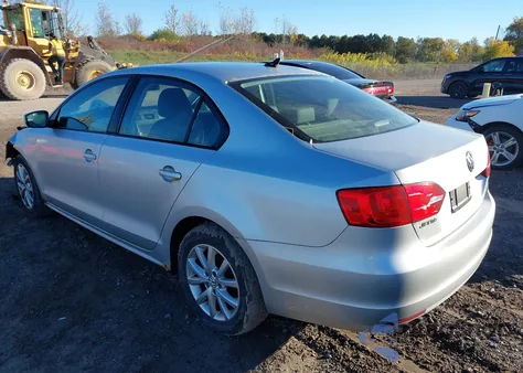 2011 Volkswagen Jetta 2.5L Se из США, поврежденный, VIN 3VWDZ7AJ7BM338130
